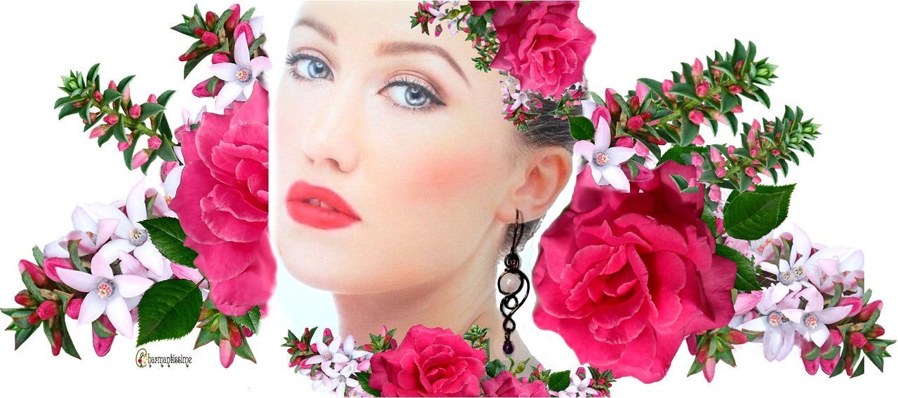 Boutique de bijoux fantaisie artisanaux en pierre naturelle made in France personnalisés sur mesure de la marque Charmantissime