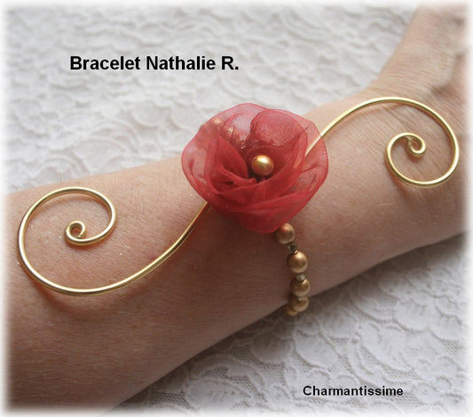 Parure de mariage personnalisée Nathalie R.