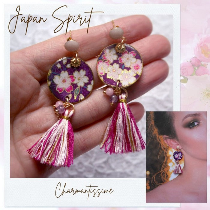 Bijoux d'oreilles uniques originaux faits main de la marque Charmantissime