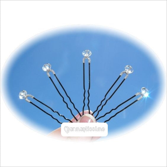 Lot 5 pics perles cristal mariage de qualité