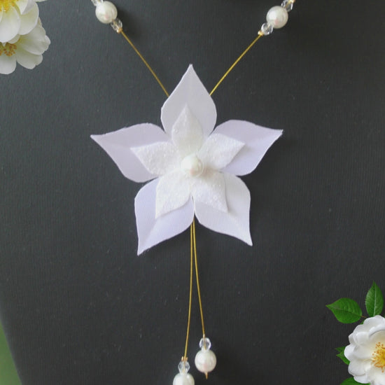 bijoux mariée fleur faits  main personnalisés sur mesure