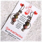cadeau boucles d'oreilles perles unakite et rhodonite volutes cuivre-bronze wire-wrapping