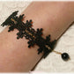 bracelet tourmaline noire glamour gothique