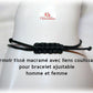 Bracelet Cornaline et cordon noir minimaliste sur mesure / homme / femme