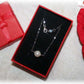 Bracelet mariée perle nacre ivoire chaine argent 925 et cristal de bohême personnalisé sur mesure par l'atelier Charmantissime