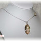 Pendentif Bouddha cristal perle citrine chaine argent 925 pas cher